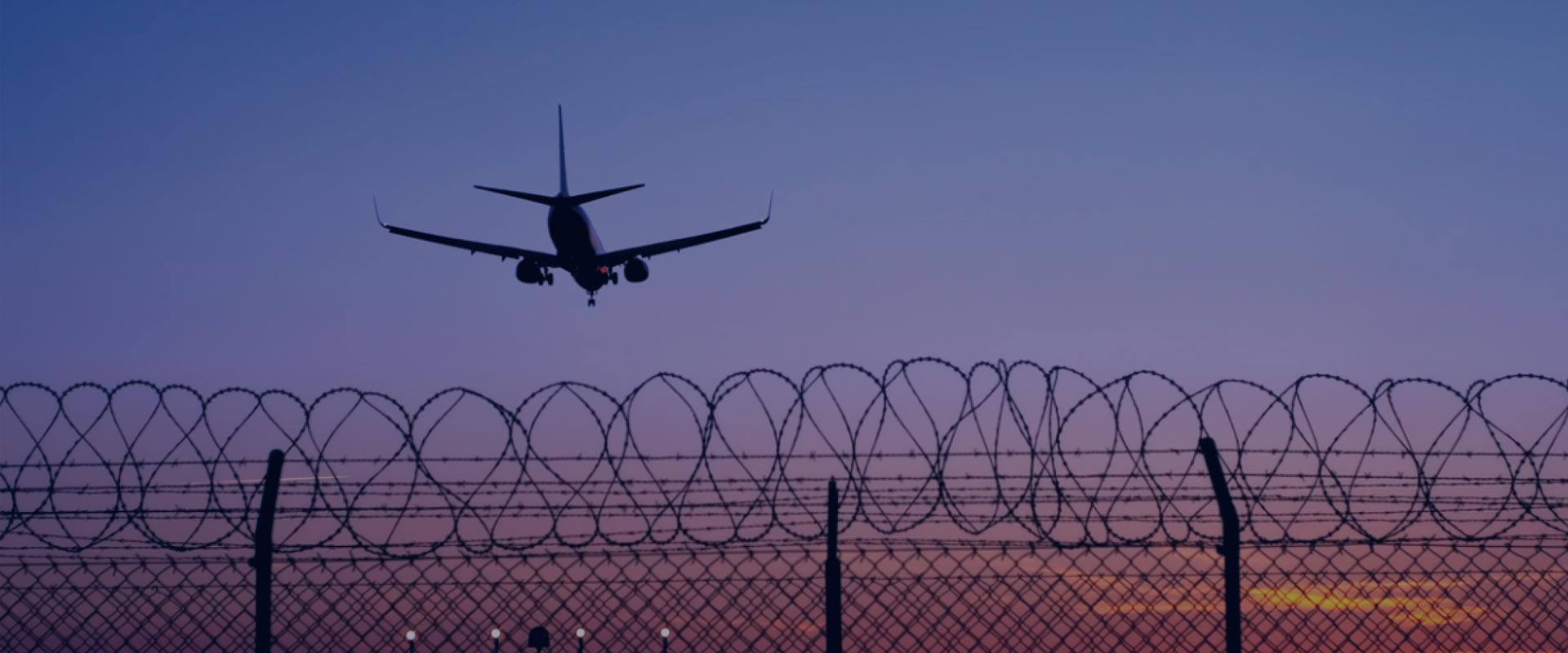 aircraft landing on a protected runway