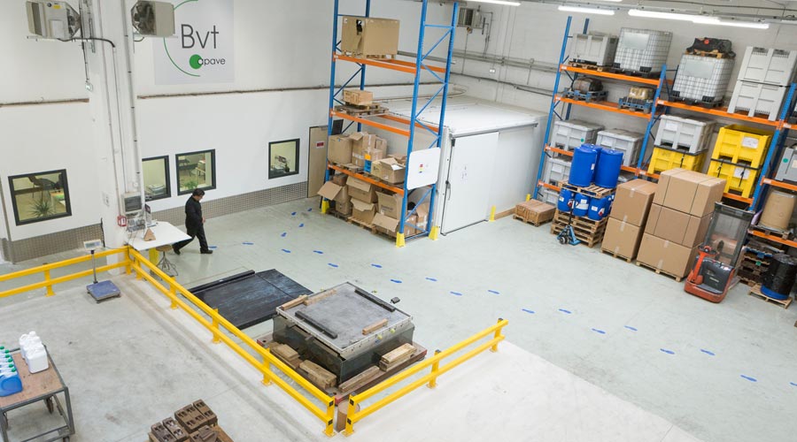 Hall du Laboratoire BVT de Rungis