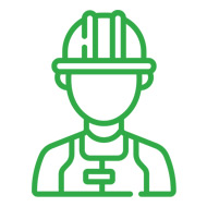 Construction worker pictogramm