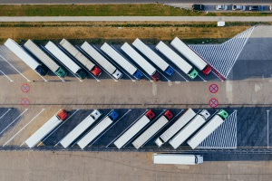 Parking avec camions