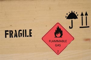 Caisse bois de transport fragile