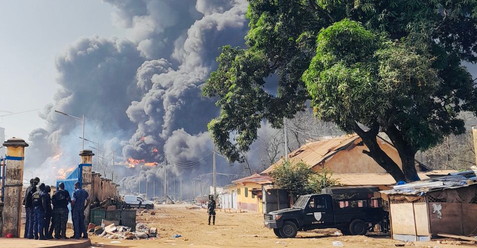 Explosion du dépôt de carburant de Kaloum