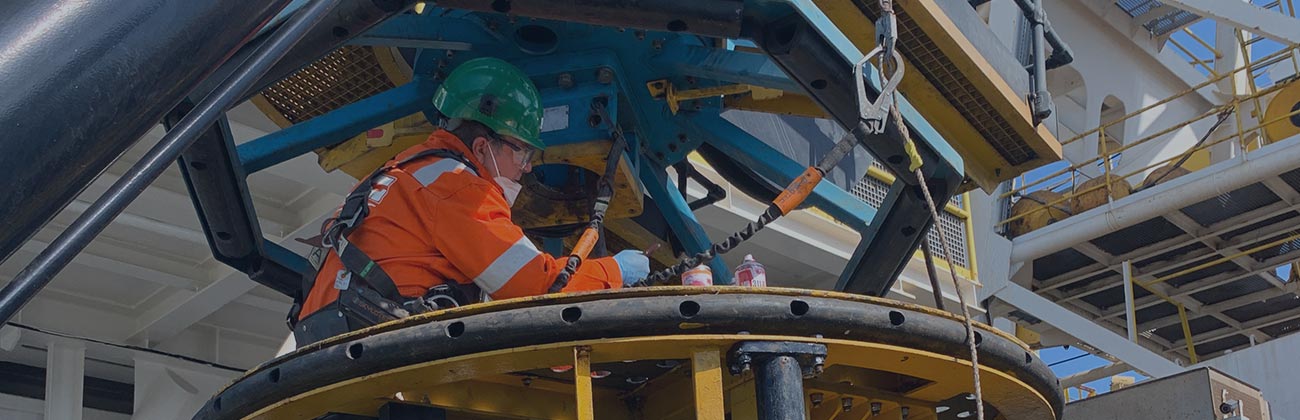 men testing and measuring machine