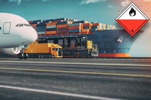 todos los medios de transporte de mercancías peligrosas