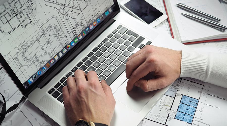 estudio de un plan arquitectural