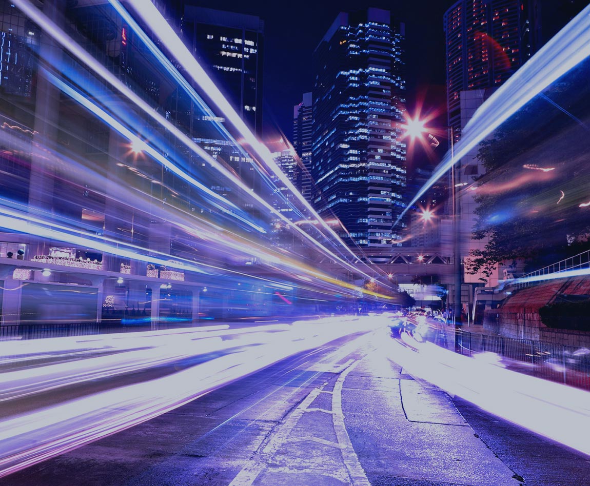 lights in the city