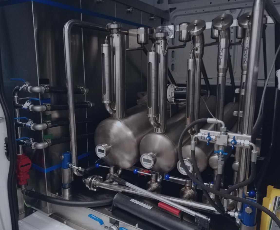 Laboratorio móvil de pruebas de equipos a presión