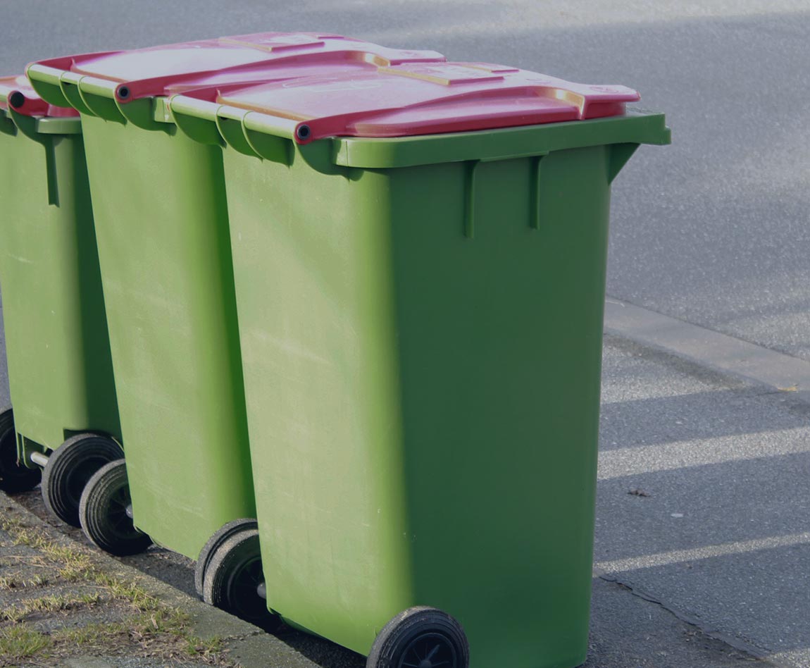 garbage on the street