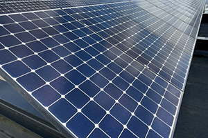 Un panneau photovoltaïque 