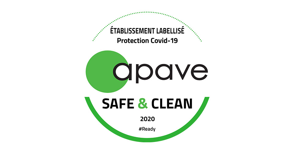 Logo du label safe & clean par apave