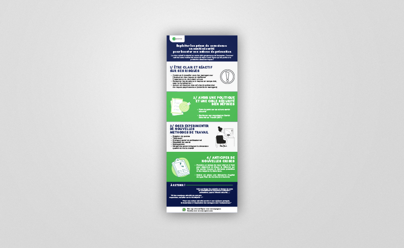 Visuel de l'infographie Apave sur la culture Santé-Sécurité