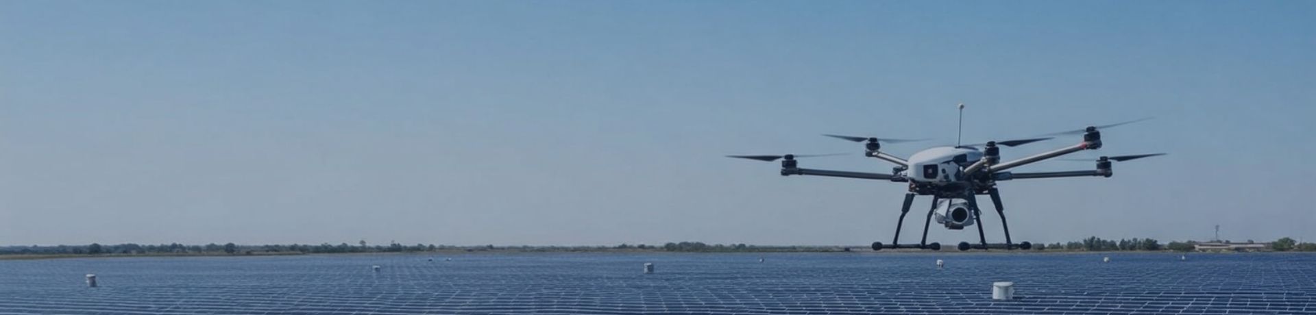 Photovoltaïque IA drone autonome