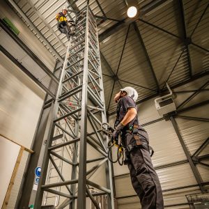 Des salariés Apave en formation Travail en hauteur