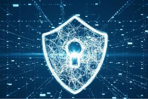 Serrure flottant au milieu de données numériques