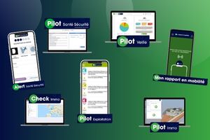 Visuels des solutions digitales Apave