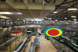 L'intérieur d'une usine