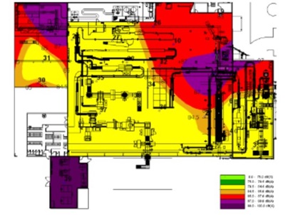 Légende photo : cartographie sonore