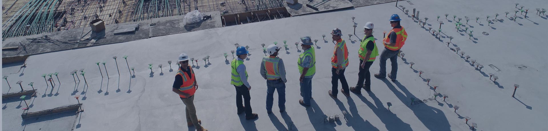 engineers on a construction site