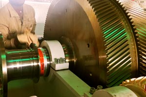 demag of turbine part