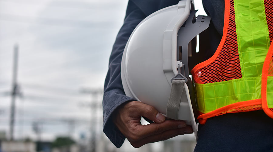 Apave technical controler with white protection