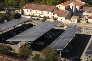 des panneaux photovoltaiques
