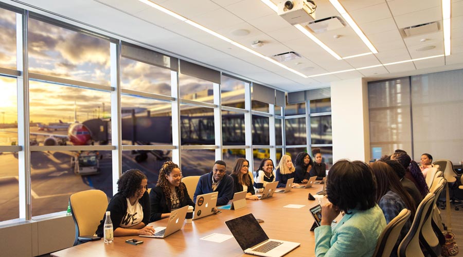 Salle de formation à l'aéroport