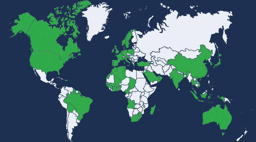 Apave presence around the world
