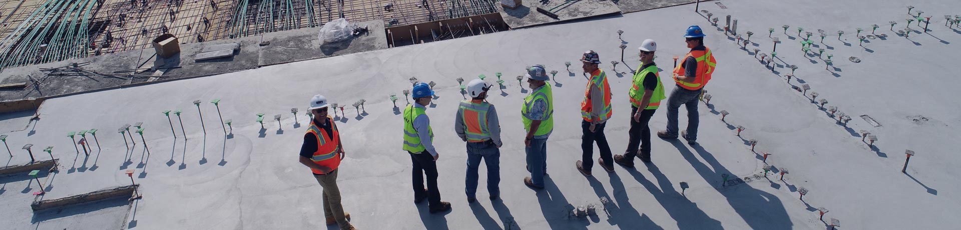 Men on a site construction