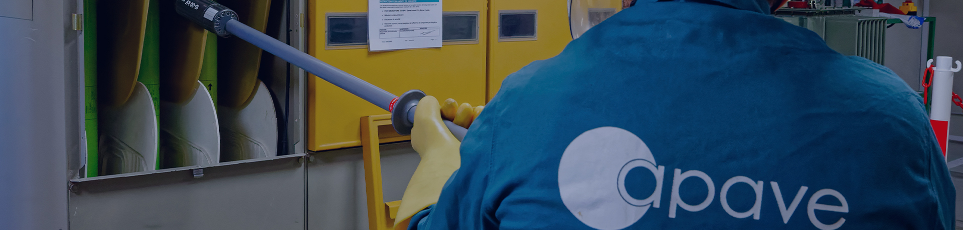 a man doing an electrical check