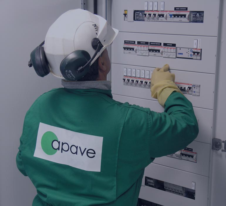 Intervention vérification électrique Apave